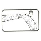Buy M-D Building Products 04937 25' x 6 Fiberglass Pipe Wrap, Yellow by M-D Building Products