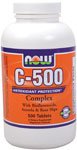 C-500 Complex by NOW Foods - Vitamins (500mg - 500 Tablets)