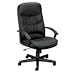 BSXVL641ST11T Executive High-Back Chair, 29x32x47, Black Leather