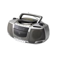 Coby CXCD248 CD Portable Boombox with CD Player, Cassette Deck and AM/FM Tuner