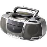 Coby CX-CD248 Portable Boombox with CD Player, Cassette Deck, and AM/FM Tuner