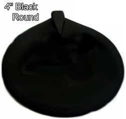 Carbon Rubber Electrode 4" Round Black PN# CW72850