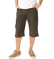 Cotton Rich 3/4 Trekking Shorts with Belt