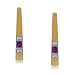 14KT Yellow Gold Drop Bar Earrings w Amethyst & Diamond