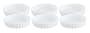 HIC Porcelain 4.5-by-1-Inch Round Quiche/Cr?me Brulee Dishes, Set of 6