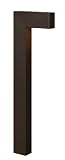 Hinkley Lighting 1518BZ Atlantis Path Light, 18 Watt T5 Wedge Base Light Bulb, Bronze
