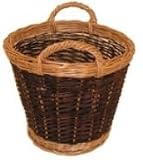 Small Two Tone Log Basket
