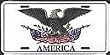 America Eagle License Plate