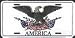 America Eagle License Plate