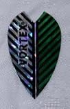 3 sets Vortex from Accudart®, Silver/Green, X-flights - Larger Size