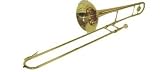 Crystalcello CWD427 B Flat Lacquer-plated Slide Trombone with Carrying Case