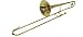 Crystalcello CWD427 B Flat Lacquer-plated Slide Trombone with Carrying Case