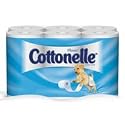 Cottonelle Toilet Paper, White, 154 Sheets / Roll, 4 / Pack, 12 ea