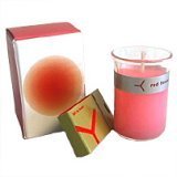 Red Flower Japanese Peony Candle - 1 oz