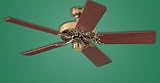 Hunter 28417 Ceiling Fan - 52 inch Bright Brass