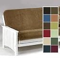 L.t Brown (Rust) Quality Bonded Micro Suede Futon Mattress Cover