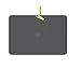 BlackBerry Zip Sleeve Pouch Case for Blackberry PlayBook / Kindle Fire E-reader Tablet (Gray)