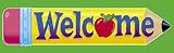 BOOKMARKS WELCOME PENCIL 36/PK