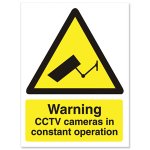 Produkt-Bild: Stewart Superior Warnzeichen "CCTV Cameras" selbstklebendes Vinyl 150&nbsp;x&nbsp;200&nbsp;mm