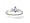 14K White Gold Genuine Marquise Tanzanite and Diamond Ring - Size 4