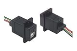 USB Type B Jack, 10 Leads, Color: BLACK