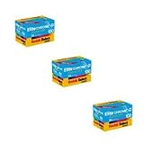 Kodak Elite Chrome Extra Color EBX 100 Color Slide Film ISO 100, 35mm Size, 36 Exposure, Transparency, Pack of 3, *Gray*