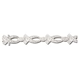 14K White Gold Diamond Bracelet