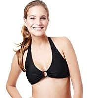 Halterneck Ring Bikini Top