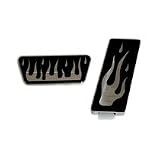 All Sales 33FK Black Powder Coat Flame Pedal Kit by All Sales