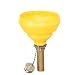Justrite 08211 Cast Brass Safety Fill Vent with 9" Polyethylene Funnel, 2" NPT