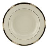 Lenox Hancock 9-Inch Gold-Banded Fine China Pasta/Rim Soup Bowl