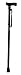 Hugo Adjustable Folding Cane Black w/Right Handed Grip