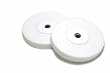 ALUMINUM OXIDE GRINDING WHEEL WHITE LATHE 4"X3/8"X1/4" LEADED ARBOR HOLE