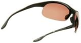 PolarEyes Polarized Sunglasses Islay, Large, Black Frame, Copper Lens