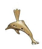 14kt Gold Dolphin Charm-PD0587
