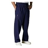 White Swan Uniforms Men's (Small-5X, Black or New Navy) Zip Front Scrub Pant