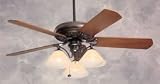 Emerson Ceiling Fans CF4500ORB Crown Bronze Uplight Fan 50 w B52WA Blades and LK37ORB Light