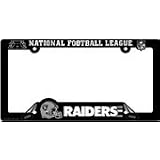Buy Oakland Raiders PLASTIC License Plate Frame