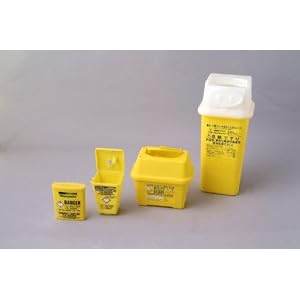 【クリックでお店のこの商品のページへ】【メディカルブック】シャープセイフ(廃はり回収容器)コミューティー(110×55×200mm)(SJ-513B) 10個
