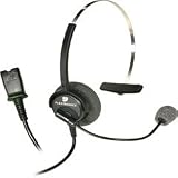Plantronics Supra Monaural Headset W/Noise Canceling Microphone & Vista Amp