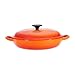 Le Creuset - Cast Iron Shallow Casseroles - Volcanic 30cm Shallow Casserole. Volcanic