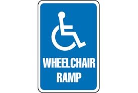 Cover image : Aluminum Sign - Wheelchair Ramp - .063mm Thick