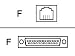Equinox RJ11 To DB25 DB25 Dte F Adapter Non-Standard 6 Wire