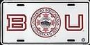 Boston University License Plate