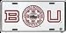 Boston University License Plate