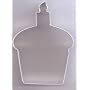 Cupcake with Candle Metal Cookie Cutter for Birthday Party Favors or Scrapbooking