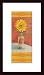 Yellow Gerbera, Art Poster by Tim Coffey, with Wood Frame, poster size: 20