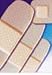 Sterile Adhesive Bandages - Sheer Plastic Strips 3/4"x3", 100 Strips Per Box