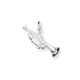 Sterling Silver Trumpet Charm
