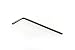 Short Arm Hex Key Black Finish 1.5mm Size x 1 3/4 Length, ANSI B18.3, GGG-K-275 (Pack of 100)